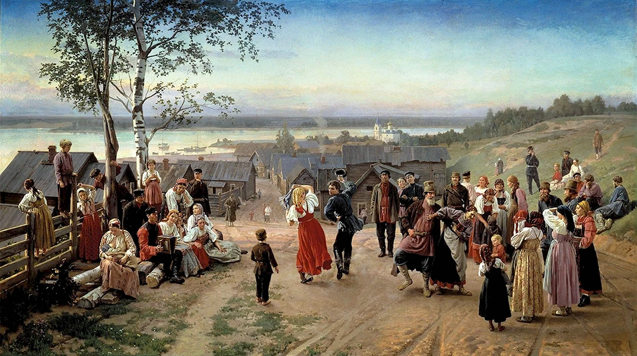Николай Дмитриев-Оренбургский 1837-1898.. Поздравление