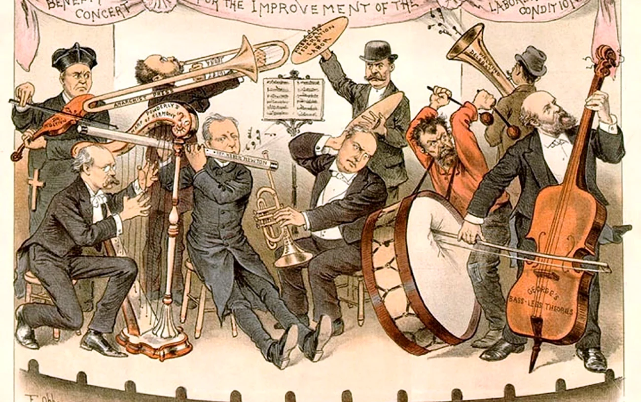 Симфонический оркестр 19 века. Красивая картинка